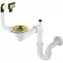 DEANTE Siphon für 1-Becken Granit-Spüle - Platzsparer