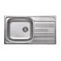 DEANTE ZEX 3113 1-Bowl Edelstahl Spülbecken mit Abtropffläche