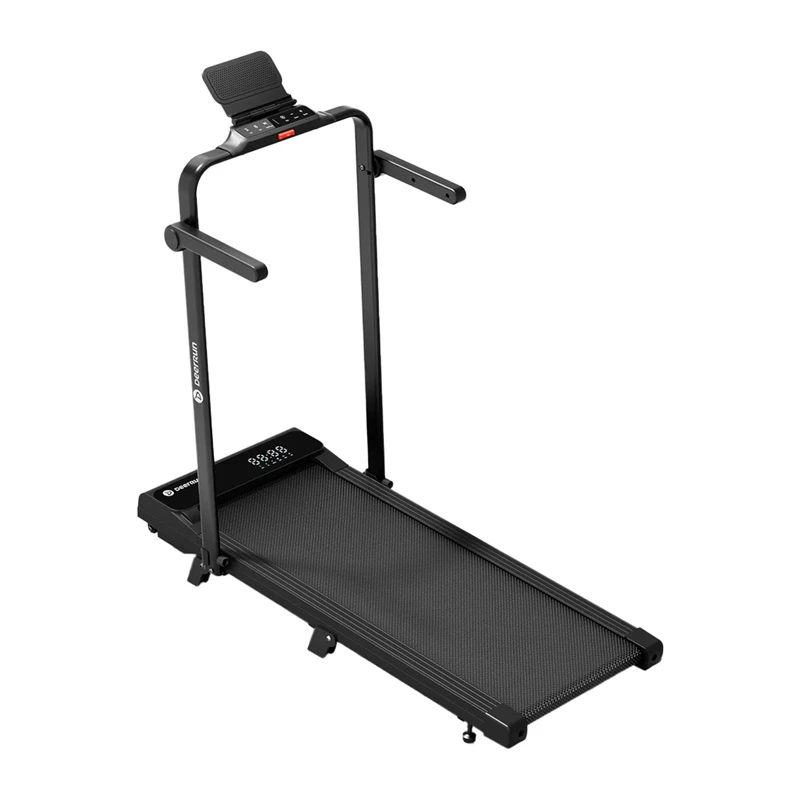 DeerRun A6 Plus CT06-C klappbares elektrisches Laufband, 12 km/h, 5 % Steigung, 136 kg max. Belastung, LED-Display