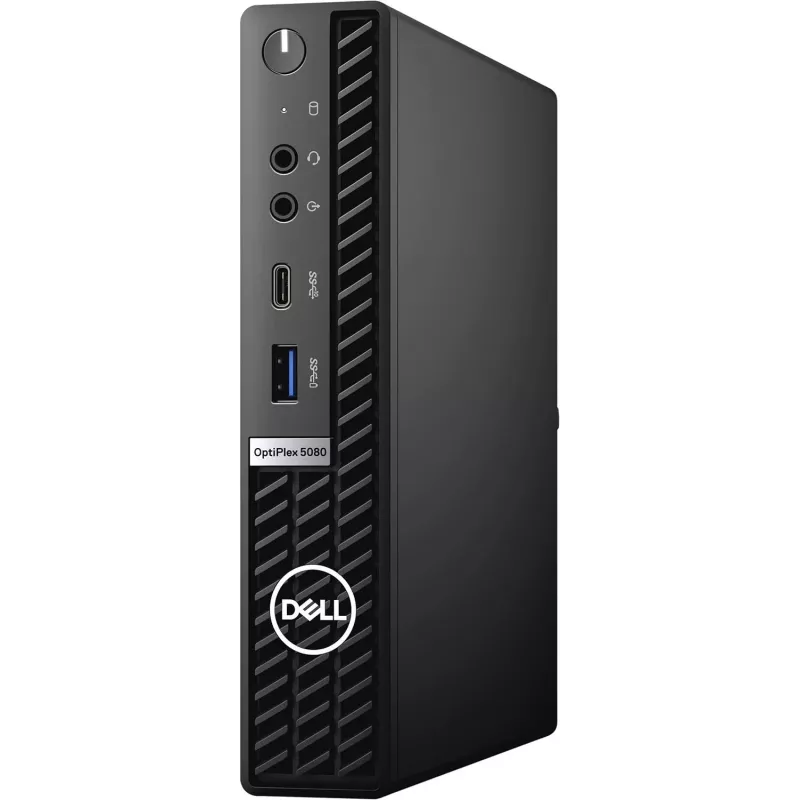 Dell OptiPlex 5080 Micro Desktop-Computer - Intel Core i5-10500T, 12GB RAM, 256GB SSD, Windows 10 Pro (generalüberholt)