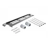 Delock 43350 19-Zoll 1U LWL-Spleißbox, 96 Fasern, Schwarz