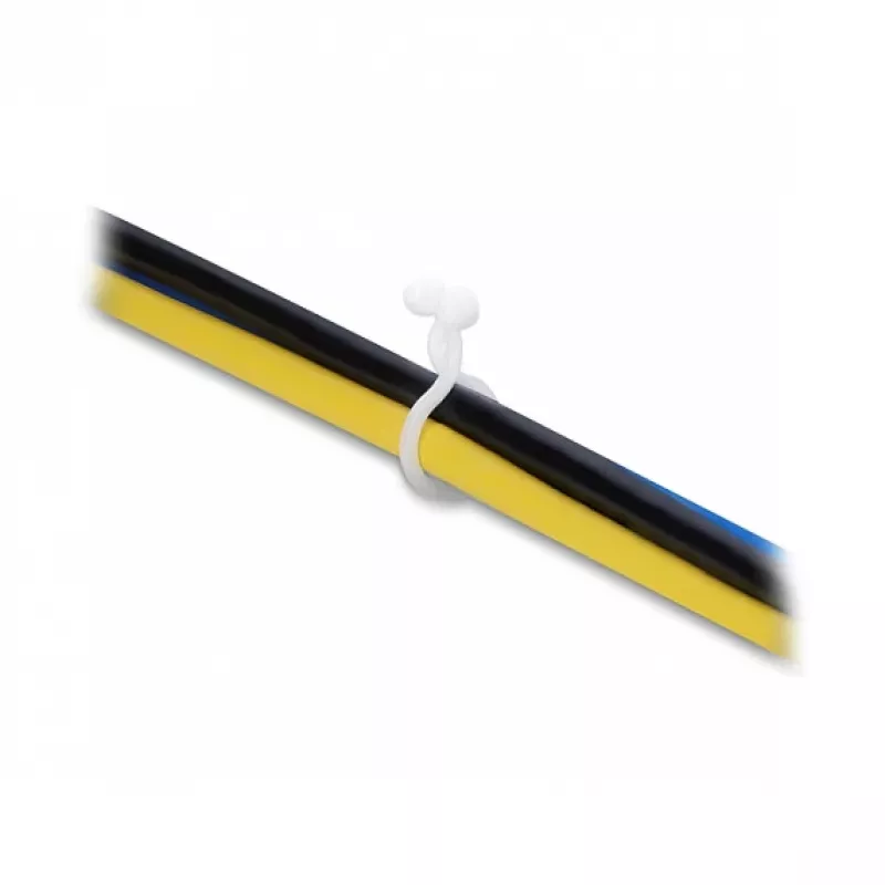 Delock Cable Twister 13 mm Transparent, 100 Stk.