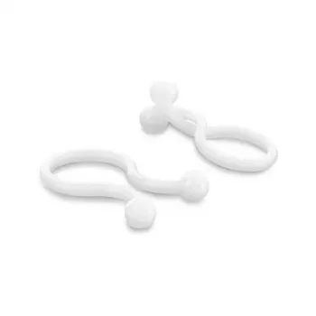 Delock Cable Twister 13 mm Transparent, 100 Stk.