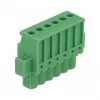 Delock 65942 DIN-Hutschienen-Klemmenblock-Set, 6-polig, Schraubverriegelung, grün
