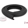 Delock Schaumstoff-Kantenschutz 35 x 8 mm - Länge 2 m Schwarz (18488)