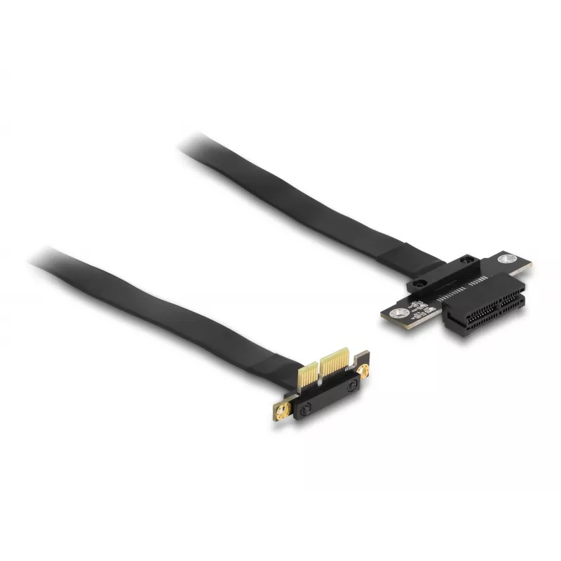 Delock PCI Express x1 Riser-Karte mit 90° gewinkeltem Stecker und 60 cm Kabel
