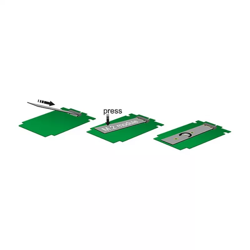 Delock PCI Express x4 Karte zu 1 x internem NVMe M.2 Key M 110 mm - Low Profile Formfaktor