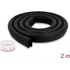 Delock PE-Schaumstoff Kantenschutzprofil 35 x 12 mm, 2 m, Schwarz 18486