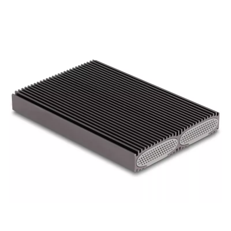 Delock USB Type-C Dual Combo Gehäuse für 2 x M.2 NVMe PCIe oder SATA SSD - Werkzeuglos