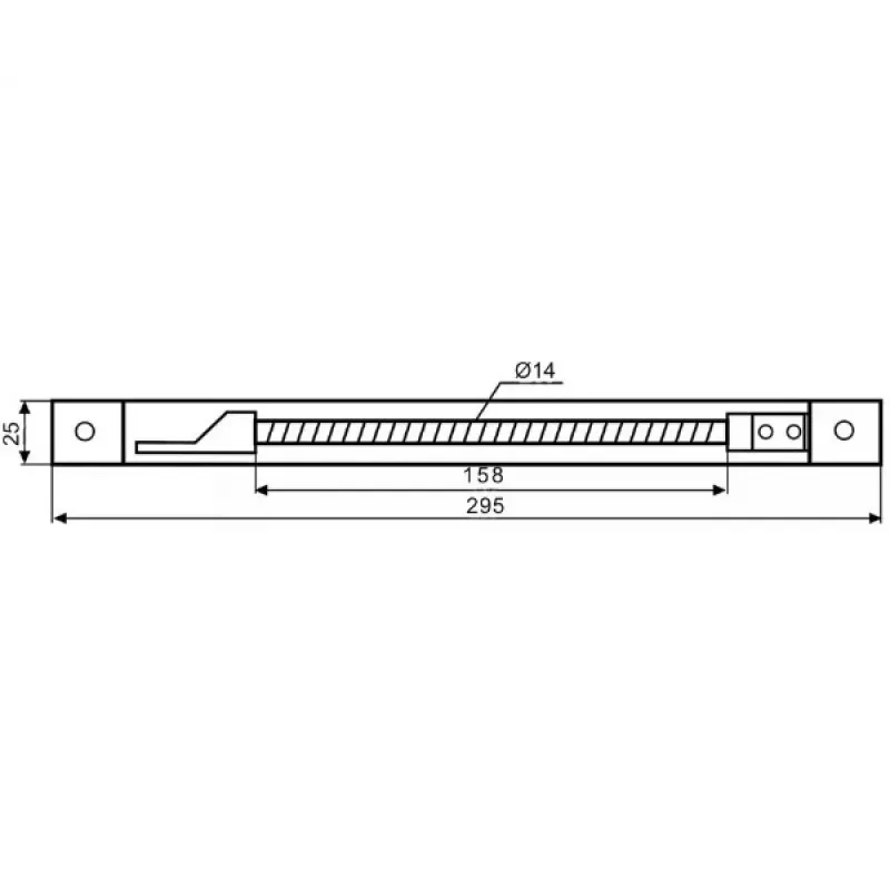 DELTA ATLO-KPS-21X262/SHEEL-S Kabelabdeckung zum Einlassen in Profil