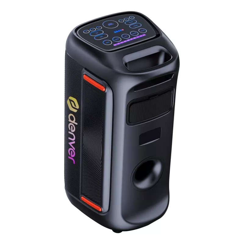 Denver BPS-370 Tragbarer Bluetooth-Party-Lautsprecher 1000W PMPO