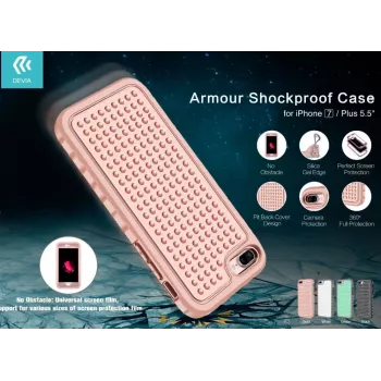 Devia Apple iPhone 7 / 8 Armor Shockproof Case Grün