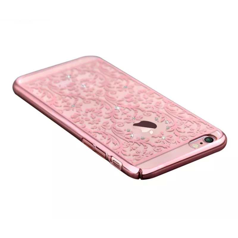 Devia Apple iPhone 7 Plus Baroque mit Swarovski Roségold Schutzhülle