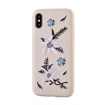 Devia Apple iPhone X Blumenstickerei Hülle Jalam