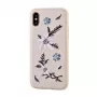 Devia Apple iPhone X Blumenstickerei Hülle Jalam