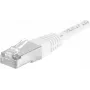 DEXLAN Cat6a SFTP Patchkabel RJ45 auf RJ45 5m Weiß Angespritzt 10Gbps 858365