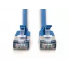 DIGITUS CAT 6A F/FTP Slim Patch Cable, 3 m, Blau, 10er-Pack, LSZH, RJ45, 10 Gbps