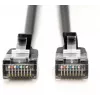 DIGITUS CAT 6A F/FTP Slim Patchkabel, 5m, Schwarz, 10er-Pack, LSZH