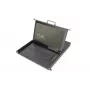 DIGITUS Modulare HD LCD KVM-Konsole mit 17 inch TFT, 16-Port CAT 5 KVM-Anschluss, Touchpad, deutsches Tastaturlayout