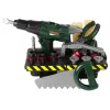 Heimwerker-Set mit batteriebetriebenem Schrauber und Organizer, Grün, 13473 Lean Toys