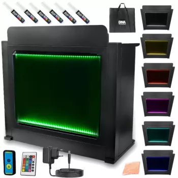 DJ Table XL BK Booth Stand mit Beleuchtung