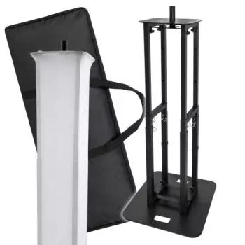 DNA TOTEM V2 Truss Stand Base - Schwarz, Stahl, 300x300mm