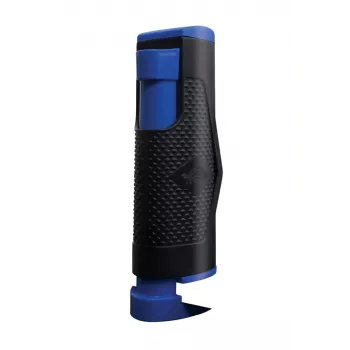 DONIC Flex-Net Einziehbares Tischtennisnetz-Set (schwarzes Netz, blaue Pfosten)