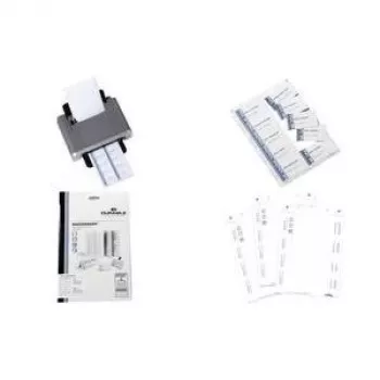 DURABLE BADGEMAKER® A6 Einlegekarten, perforiert, weiß, 20 Stück 142002