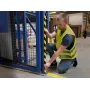 Durable C35 Eckenschutzprofil, selbstklebend, 1 m, Gelb/Schwarz