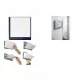 DURABLE CLICK SIGN Türschild 149 x 148,5 mm, Dunkelblau, 486207