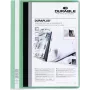 DURABLE DURAPLUS A4+ Präsentationsmappe, Grün, 25er-Pack 257905
