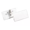 DURABLE Namensschildhalter 40x75 mm mit Kombi-Clip, Acryl, Transparent, 25/VE (812119)