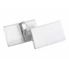 DURABLE Namensschildhalter 75x40 mm mit Krokodilklemme, Transparent, 25er-Pack 811019