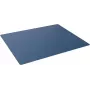 DURABLE PP Schreibunterlage mit dekorativer Rille 530x400 mm Dunkelblau 713207