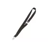 DURABLE Textil-Lanyard 20 mit Karabinerhaken, Schwarz, 10er-Pack (813701)