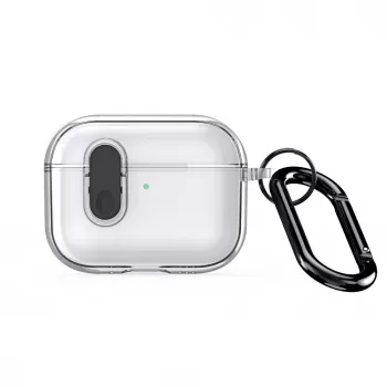 Dux Ducis Apple AirPods Pro 3 PECL Series PC+TPU Cover with Hook Black Clear