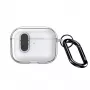 Dux Ducis Apple AirPods Pro 3 PECL Series PC+TPU Cover with Hook Black Clear