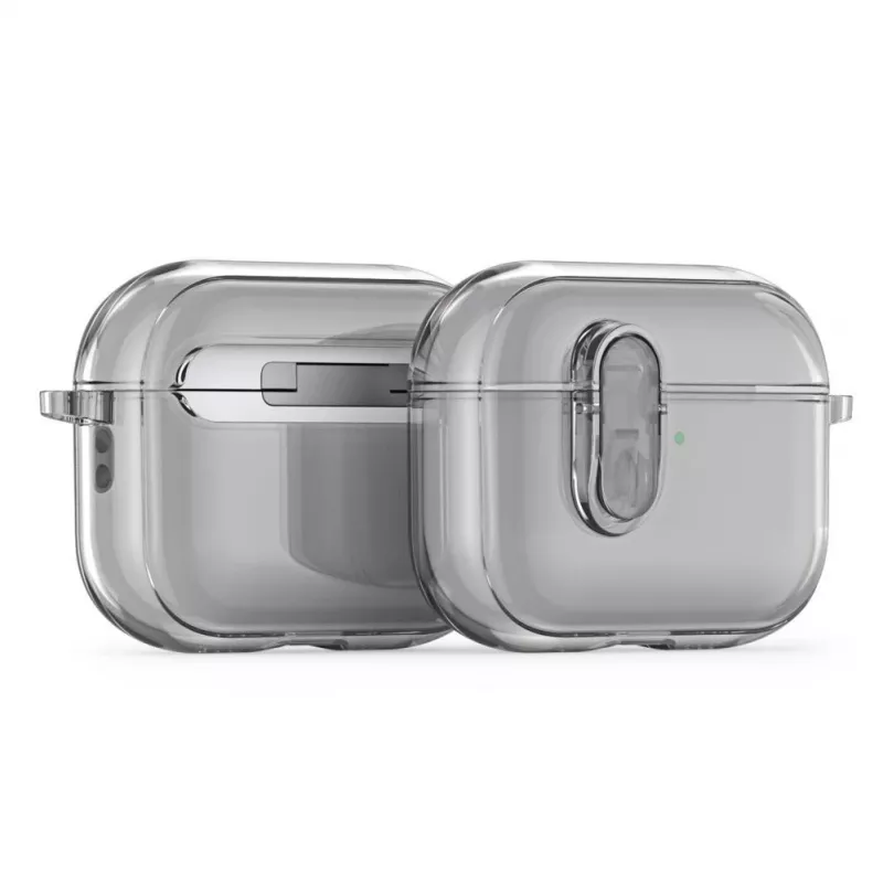 Dux Ducis Apple AirPods Pro 3 PECL Series PC+TPU Cover with Hook Grey