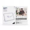 Dux Ducis Galaxy Tab A9 Plus / Tab A11 Plus Domo Series Tri-fold Stand PU Leder Tablet Hülle Schwarz