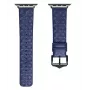 Dux Ducis Echtes Leder Armband für Apple Watch 38/40/41mm - Blau