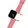 Dux Ducis Echtes Leder Armband für Apple Watch Series 7/6/5/4/3/2/SE (38/40/41mm) - Rot