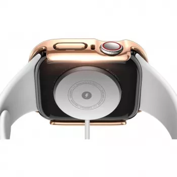 Dux Ducis Hamo Apple Watch Series 7/8/9 Hülle (PC) 45mm Rose Gold