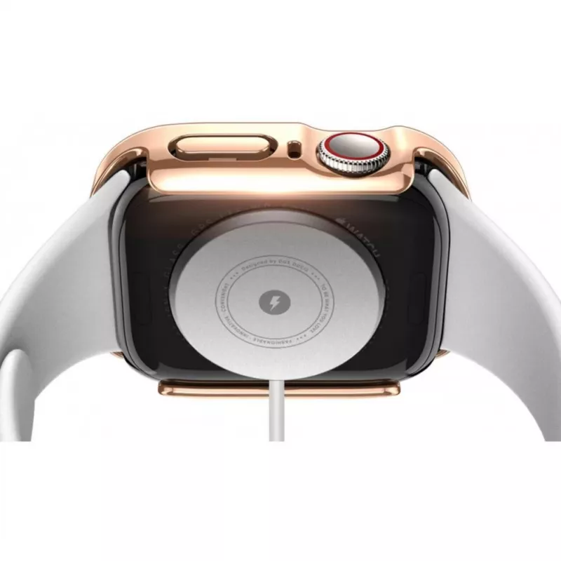Dux Ducis Hamo Apple Watch Series 7/8/9 Hülle (PC) 45mm Rose Gold