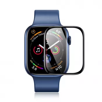 Dux Ducis LCD PMMA Displayschutzfolie mit Rahmen für Apple Watch 10 46 mm Schwarz