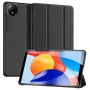 Dux Ducis Redmi Pad SE 8.7 Domo Series dreifach faltbarer Stand PU-Leder Tablet-Hülle Schwarz