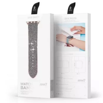 Dux Ducis Armband für Apple Watch 7/6/5/4/3/2/SE (41/40/38mm), Armband, Silber