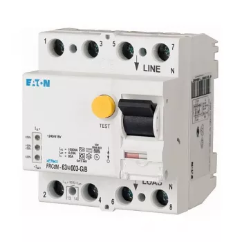 EATON FRCDM-63/4/003-G/B Fehlerstromschutzschalter (RCCB), Typ B, 4-polig, 63A, 30mA (167894)