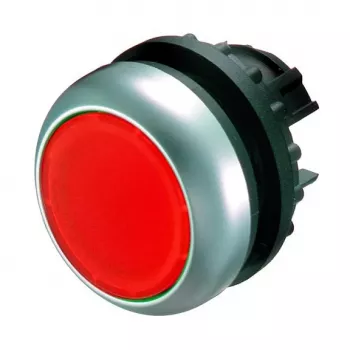 Eaton M22-DL-R Leuchtdrucktaster-Betätiger, flach, rot, momentan, 22,5 mm