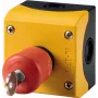 Eaton M22-PVS/KC11/IY NOT-HALT-Pilzdrucktaster mit Schlüsselentriegelung, 38 mm, 1S+1Ö, Aufbaumontage, IP66, Rot