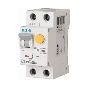 Eaton PXK-C16/1N/003-A RCBO, 16 A, 30 mA, Typ A, C-Charakteristik, 1P+N